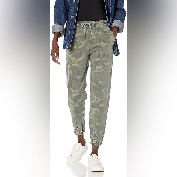 Hudson Jeans Zip Hem Utility Joggers | XSmall | Camo - Picture 1 of 12